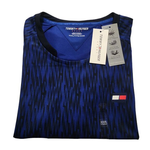 Tommy Hilfiger Men's T-Shirt Sport Wicking UV Short Sleeve Polyester‎ 3XL - Picture 11 of 11